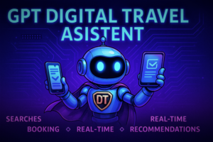 GPT Digital Travel Asistent – AI robot s telefonima i booking aplikacijom