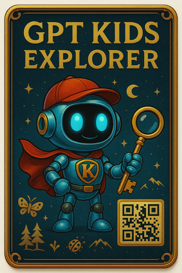GPT Kids Explorer – Edukativna i avanturistička kartica za najmlađe istraživače